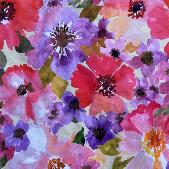 New GUESS Full swimsuit with floral print SZ L - Picture 7 of 10